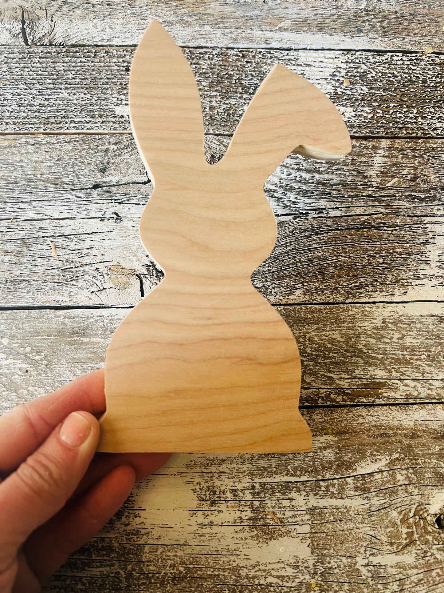 6'' Bunny Wood Cut Out