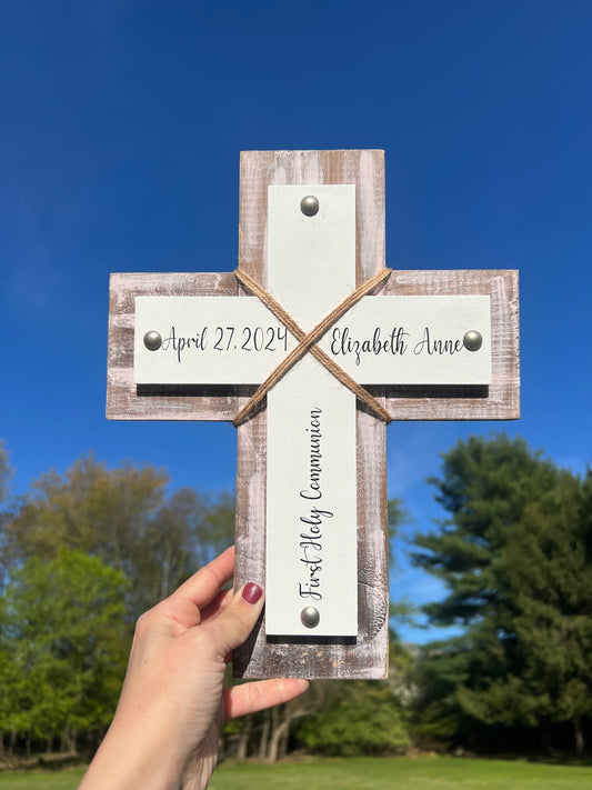 Personalized First Holy Communion Cross