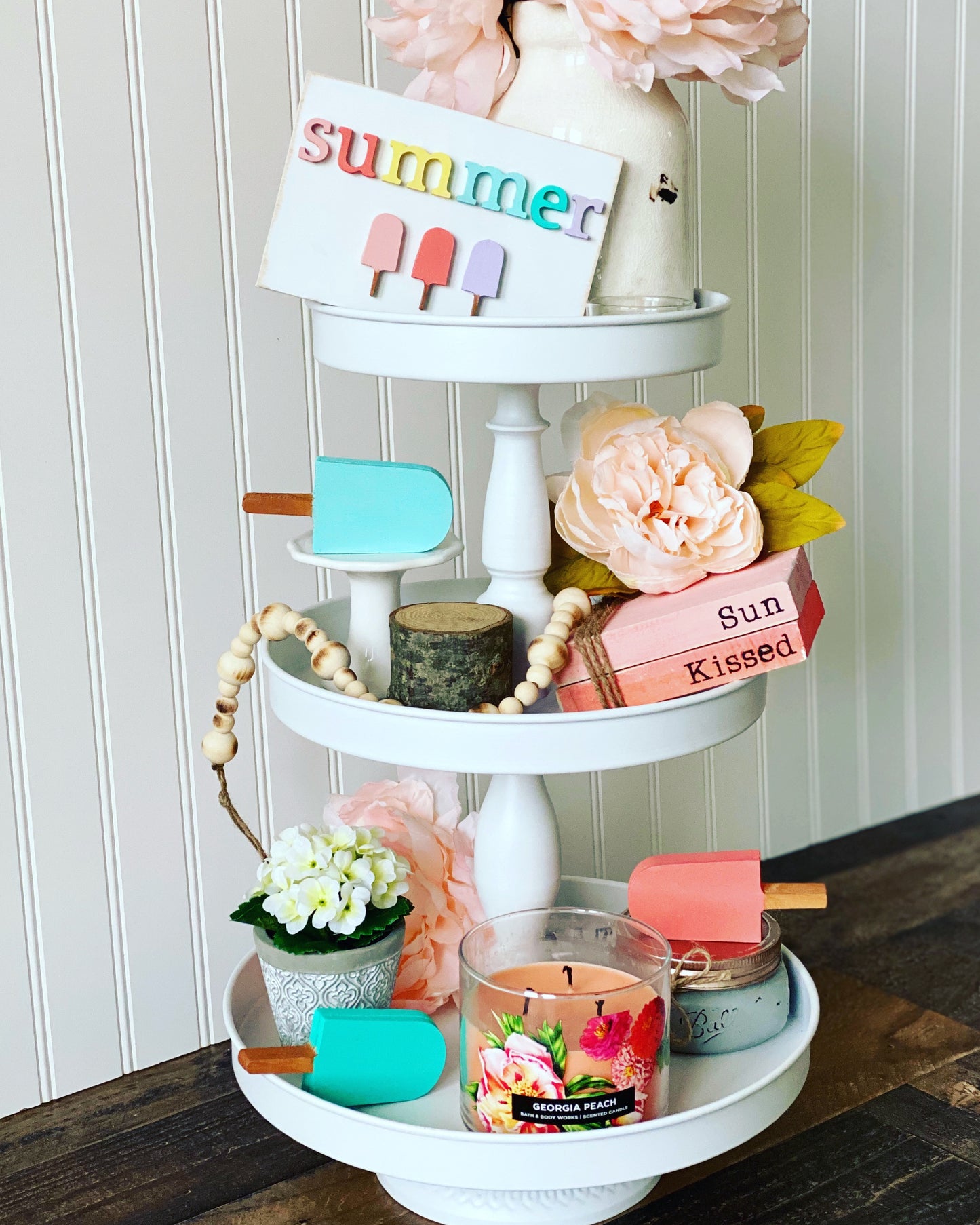 Summer Tiered Tray