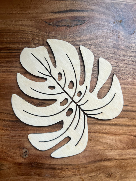 Monstera Leaf Cut Out