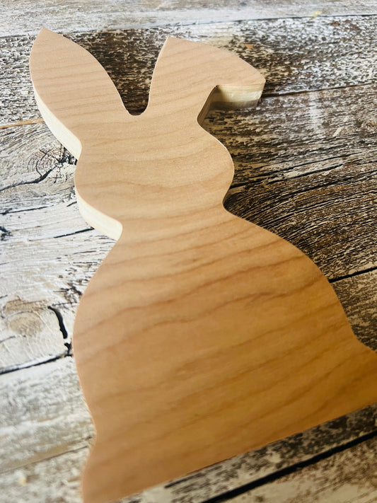 6'' Bunny Wood Cut Out