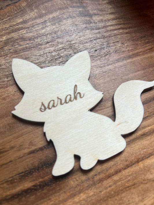 Fox Place Card