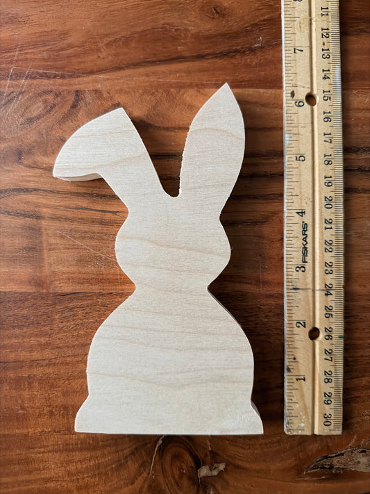 6'' Bunny Wood Cut Out
