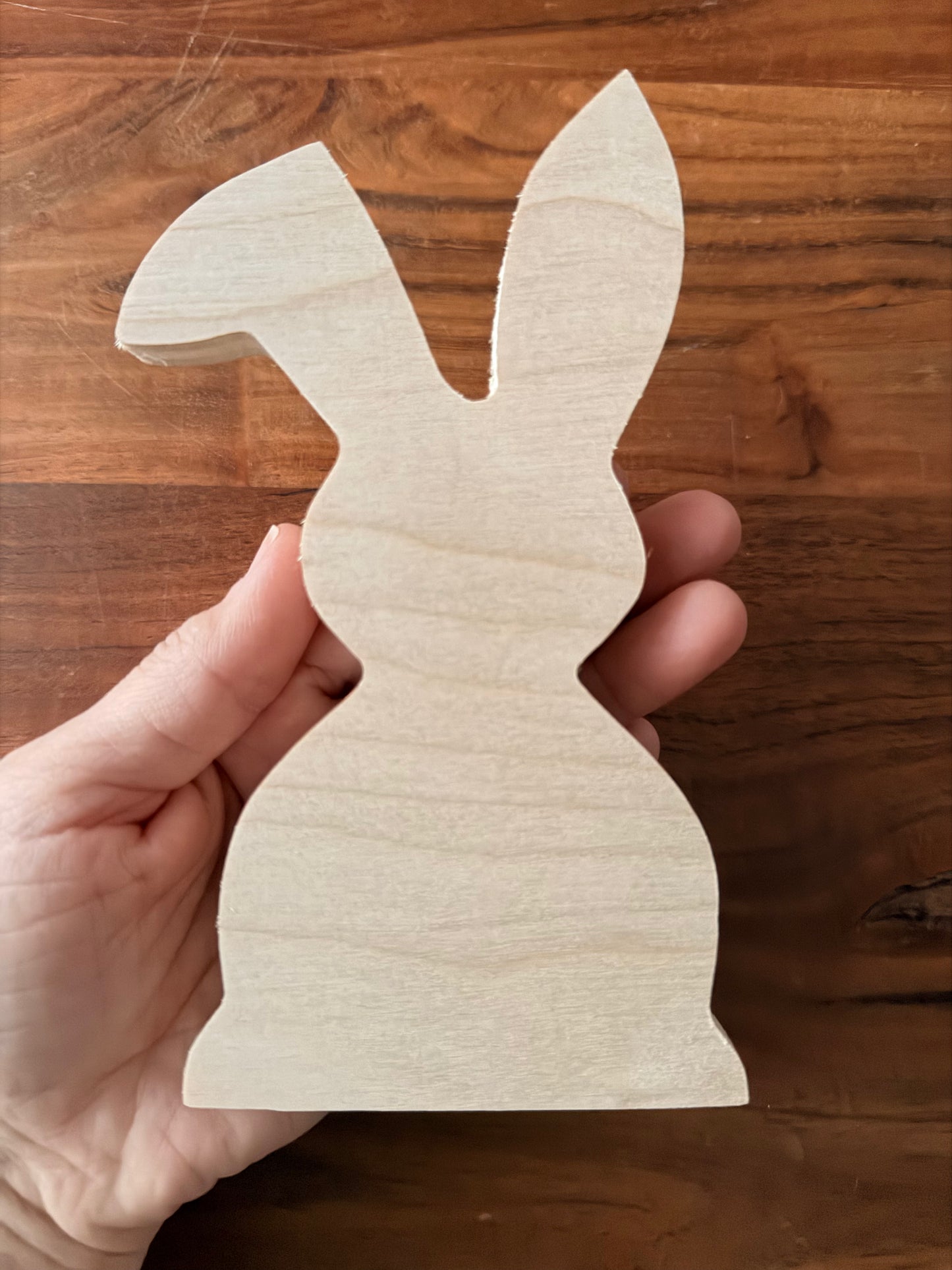 6'' Bunny Wood Cut Out