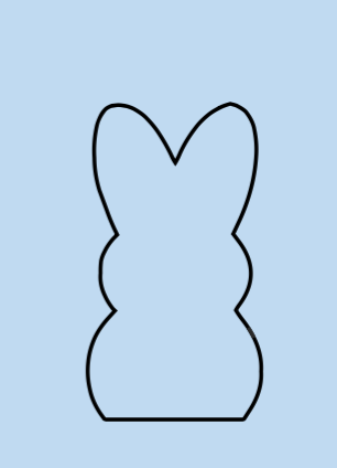 Peep Bunny Cut Out