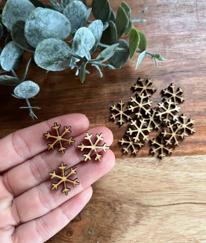 Tiny Snowflakes Cut Outs