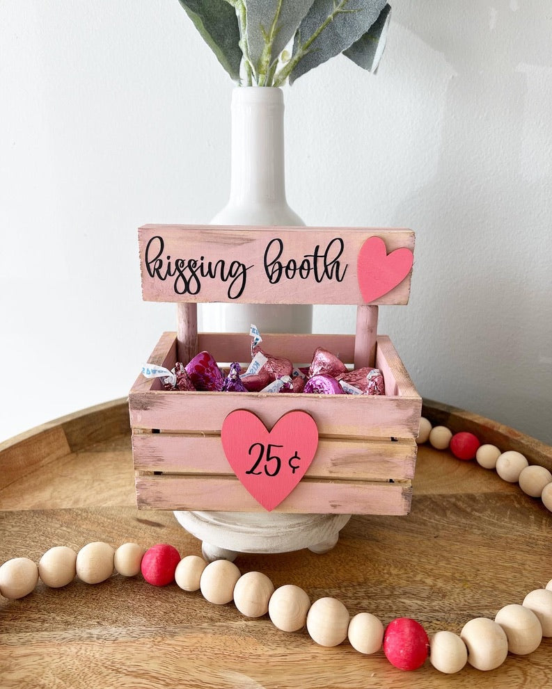 Mini Kissing Booth for Hersey Kisses