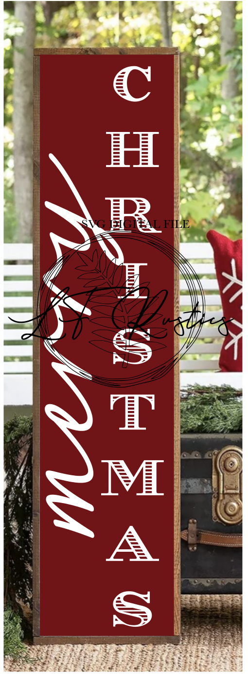 Merry Christmas SVG Digital File