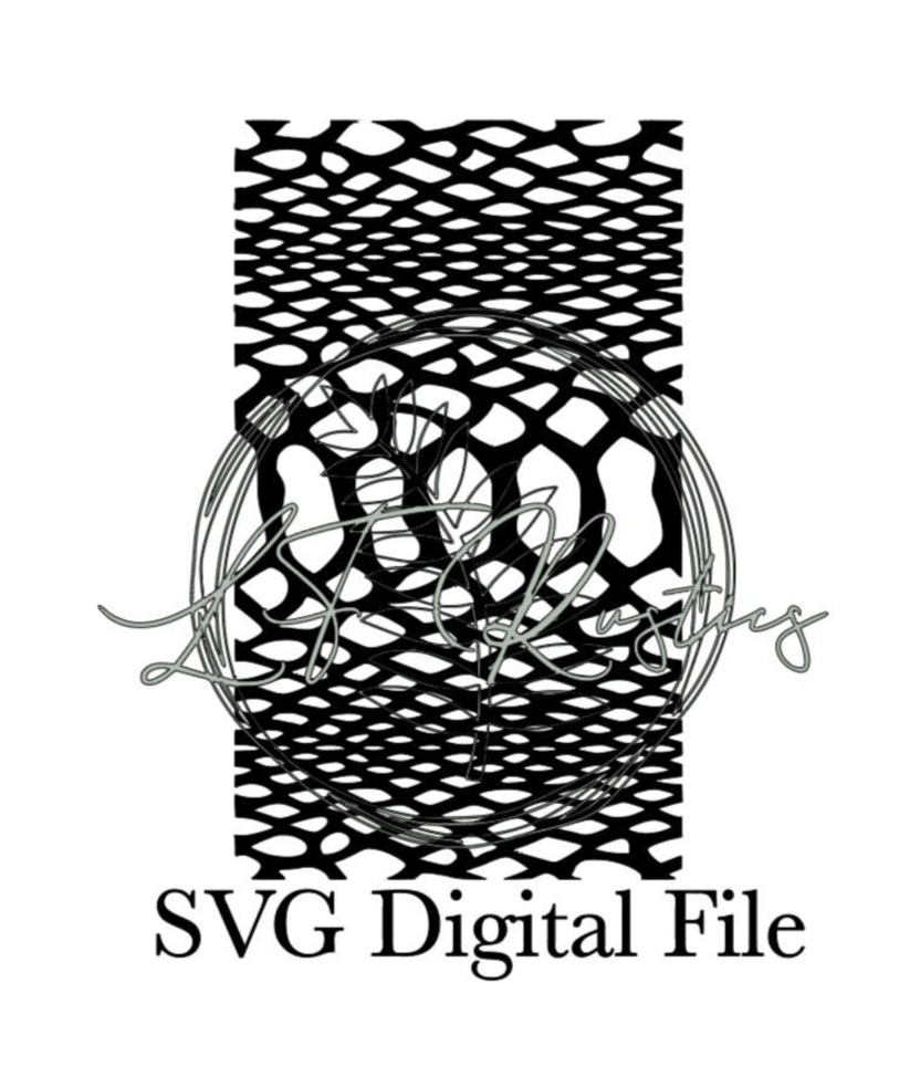 Snake Print SVG Digital File