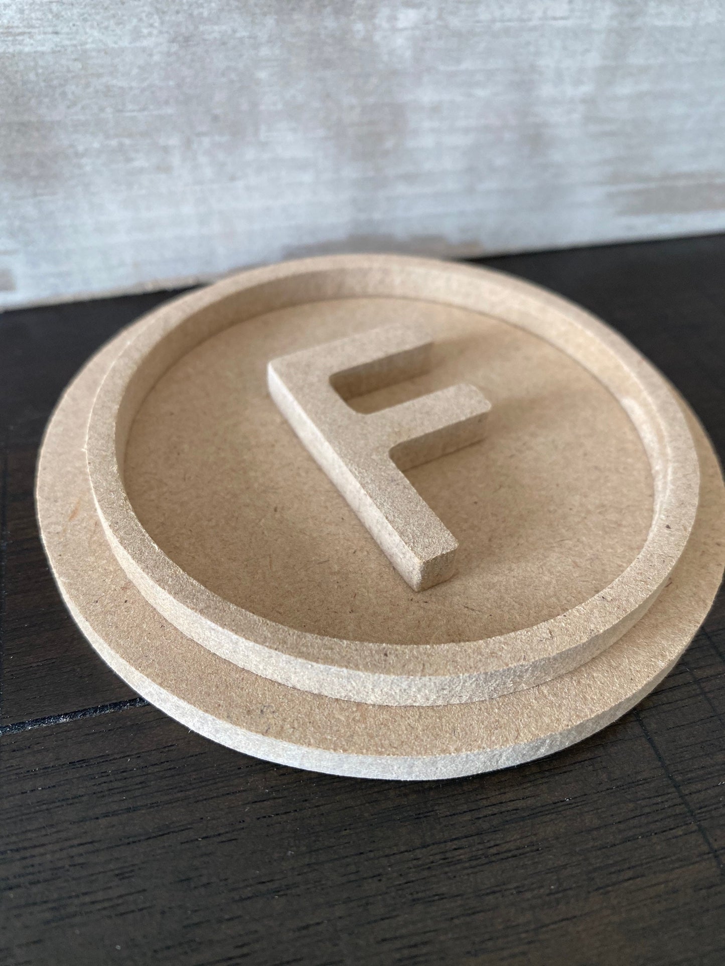 4" Monogram Cut Outs