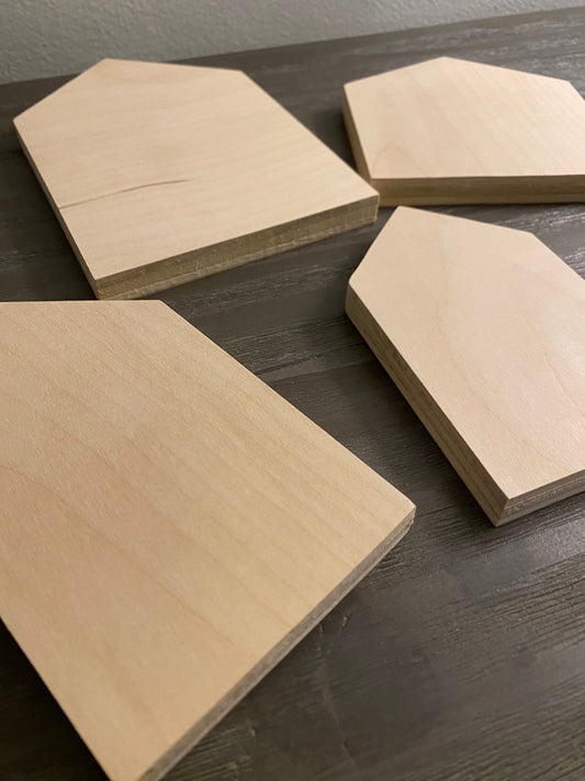 5 Mini House Cut Out Set