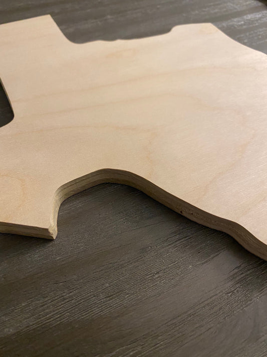 Wood State Cut Out