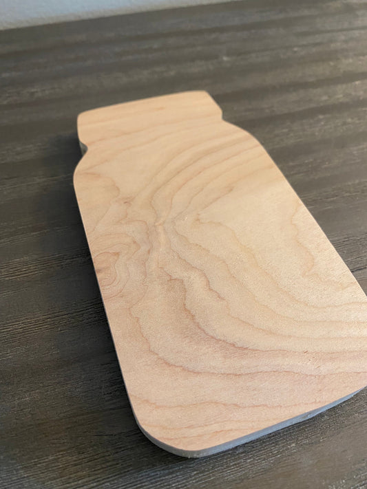 5'' Mason Jar Wood Cut Outs