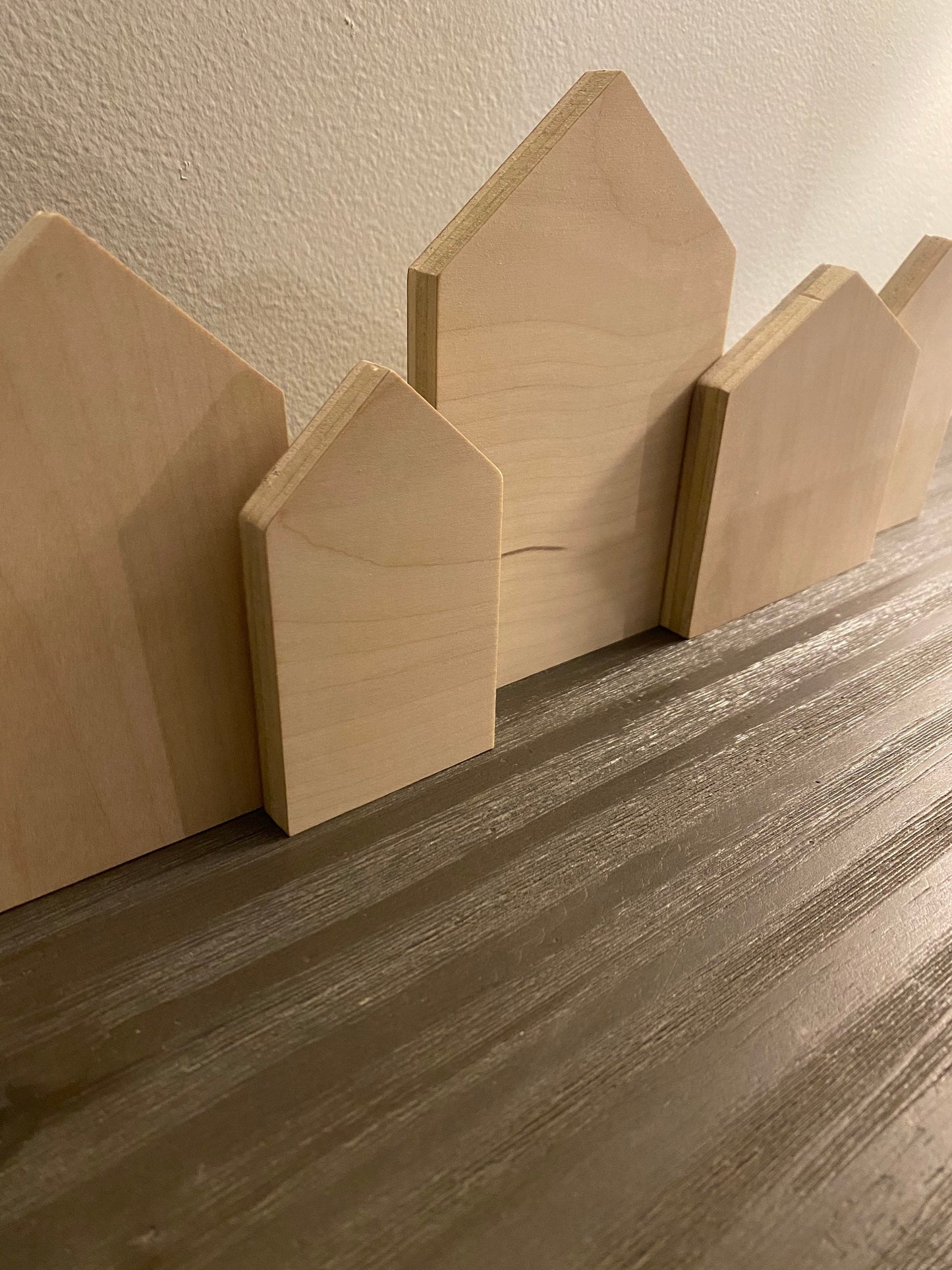 5 Mini House Cut Out Set