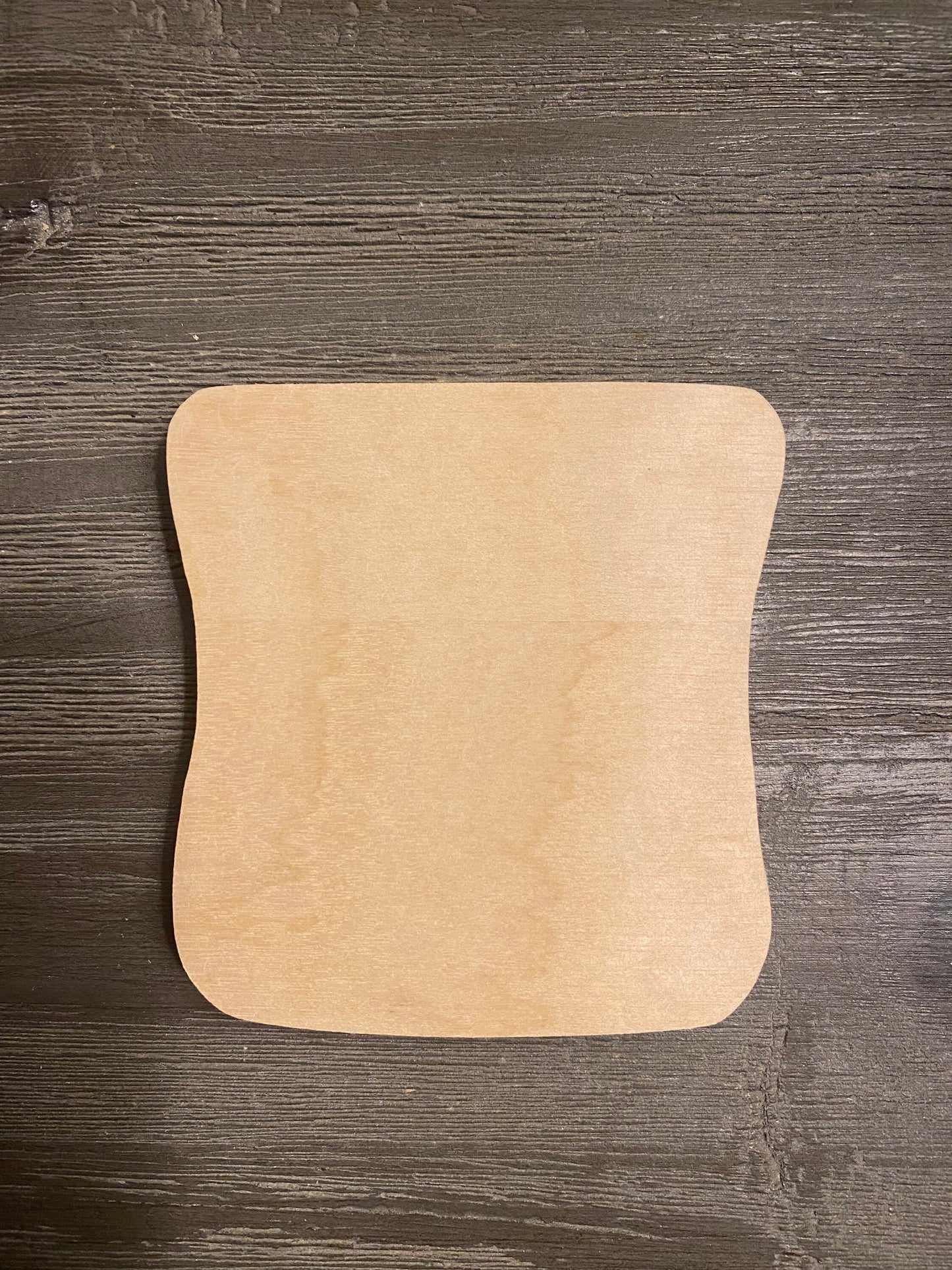 Marshmallow Wood Cut Out
