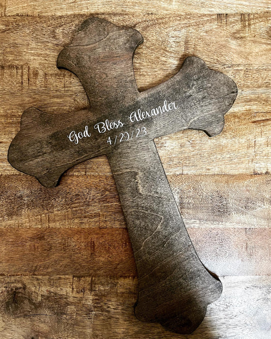 Personalized Religious Cross