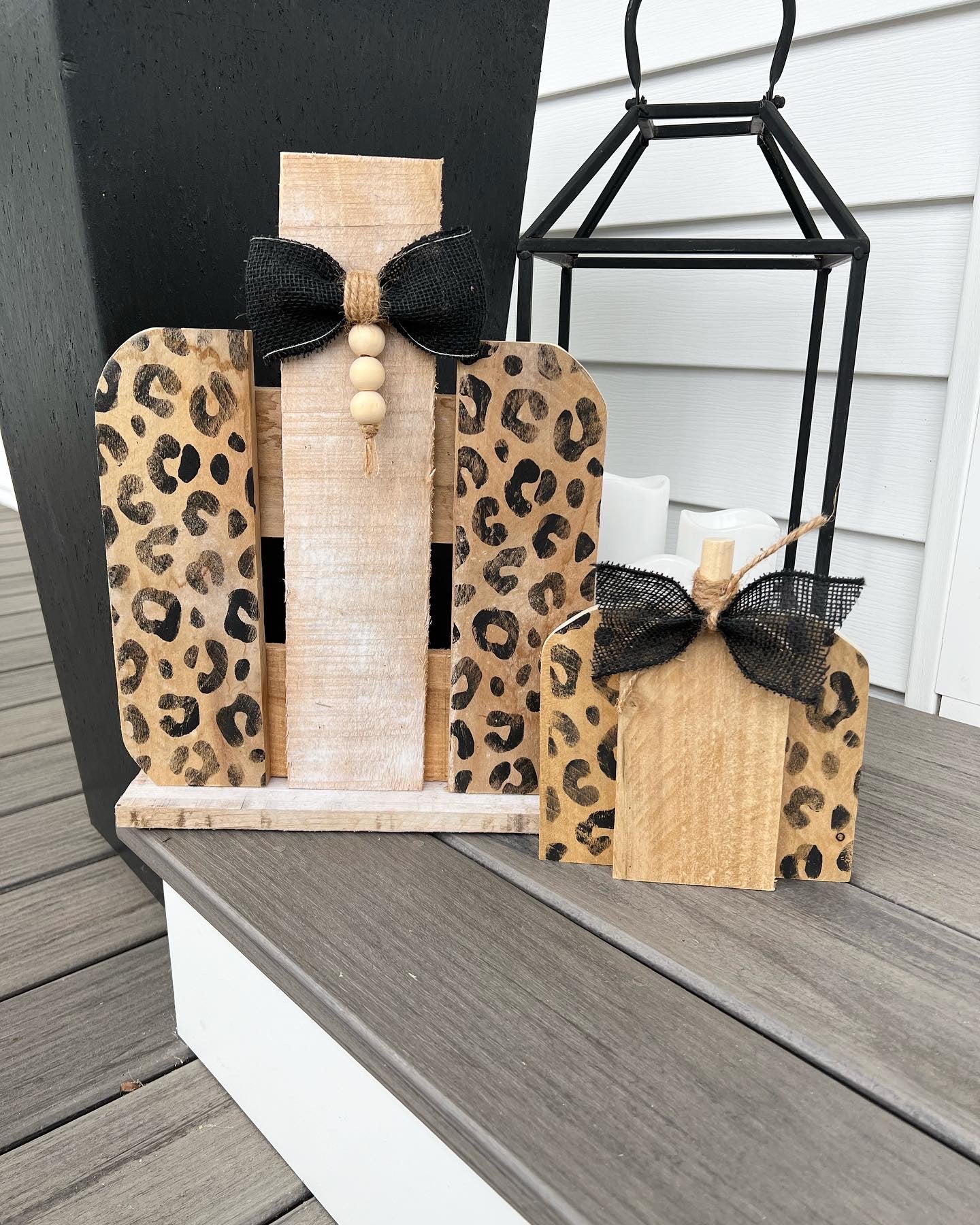 Leopard Pallet Pumpkin Set