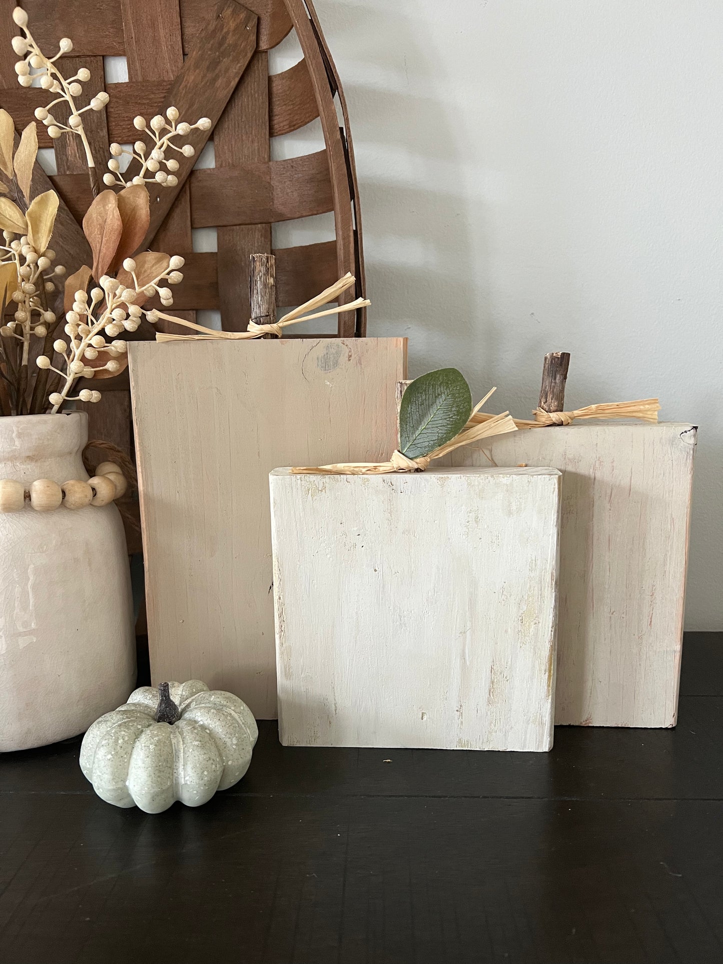 Suede Staggered Pumpkins