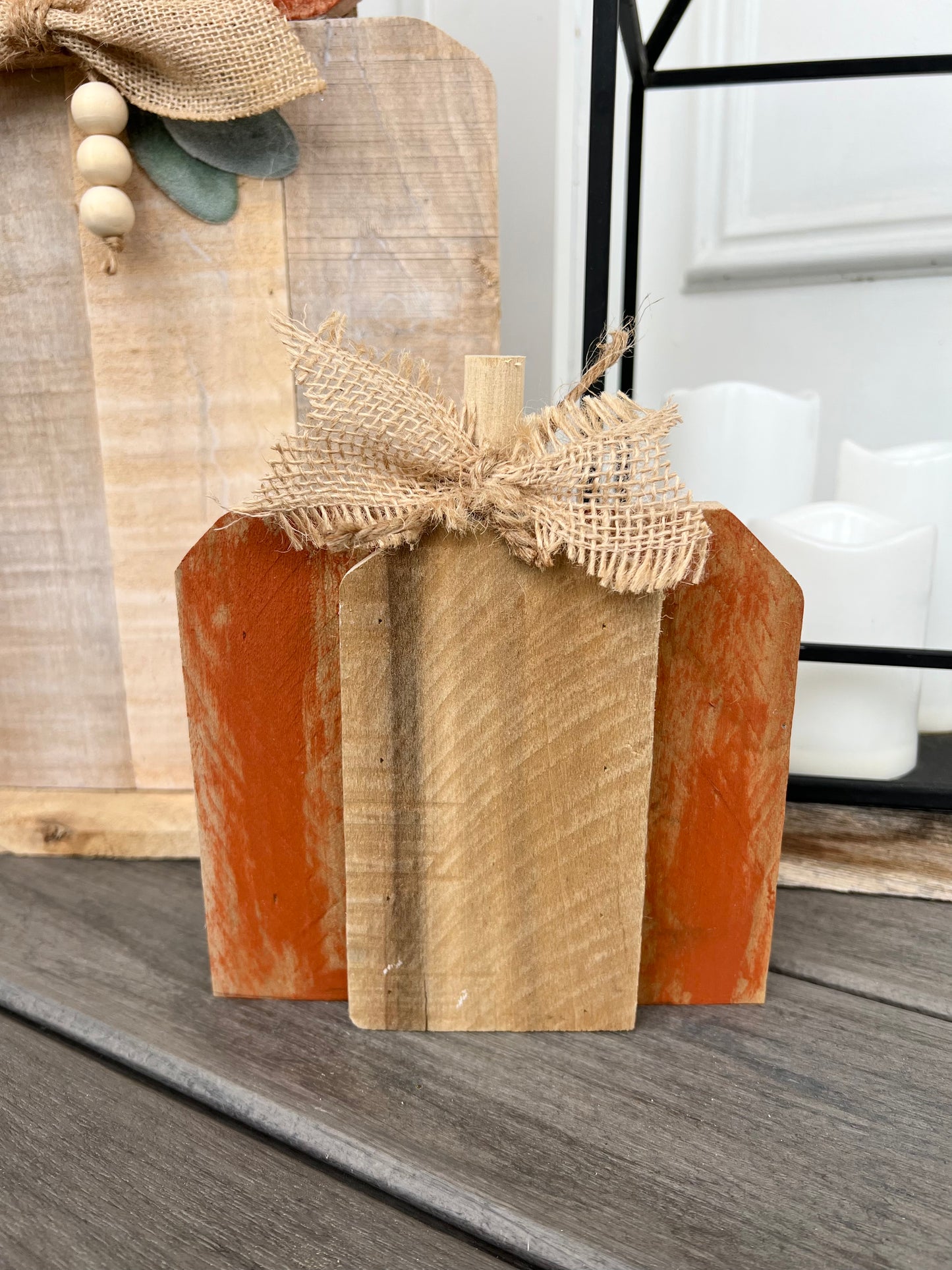 Small Orange Pallet Pumpkin