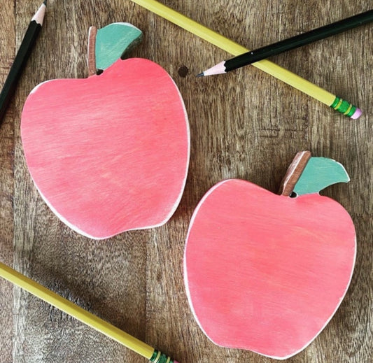 Blank Wooden Apples