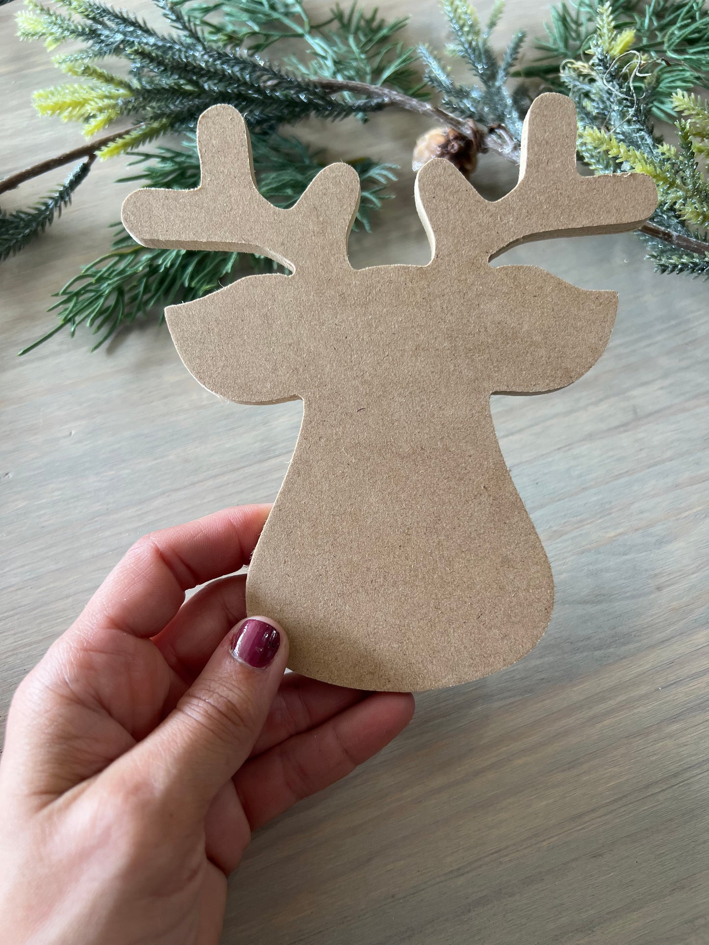 Reindeer Ornament Blank (1/4”)