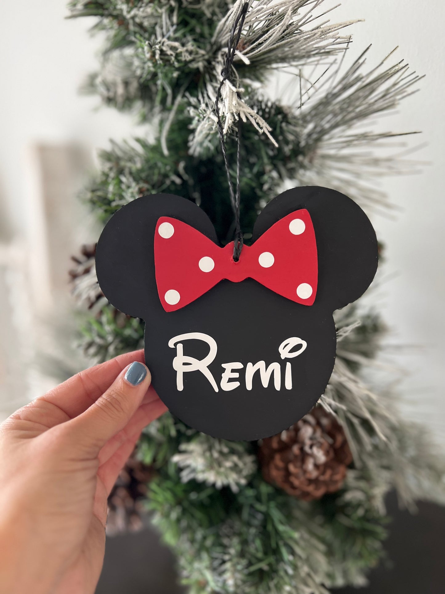 Personalized Mouse Ornament