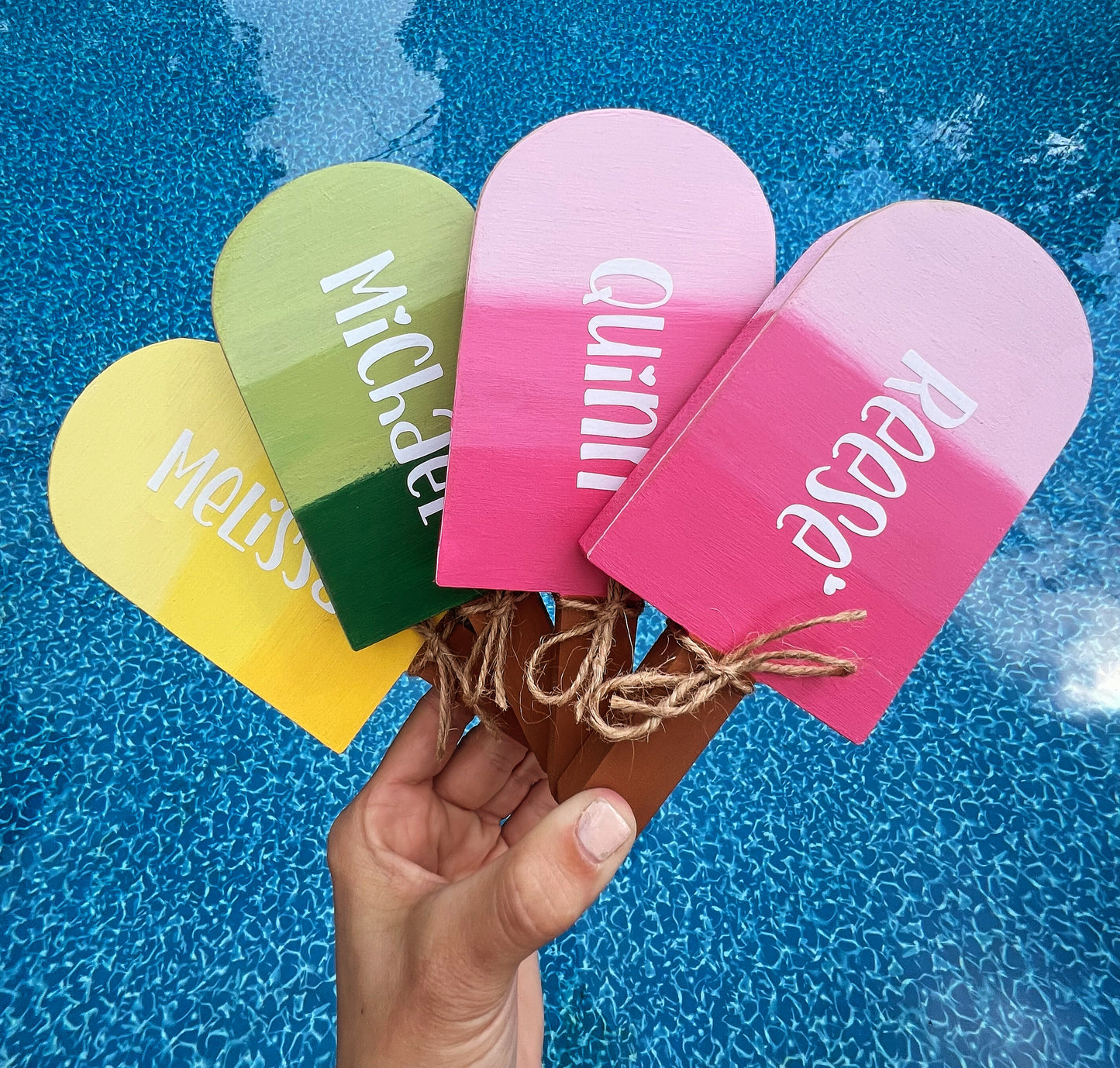 Personalized Ombre Popsicles