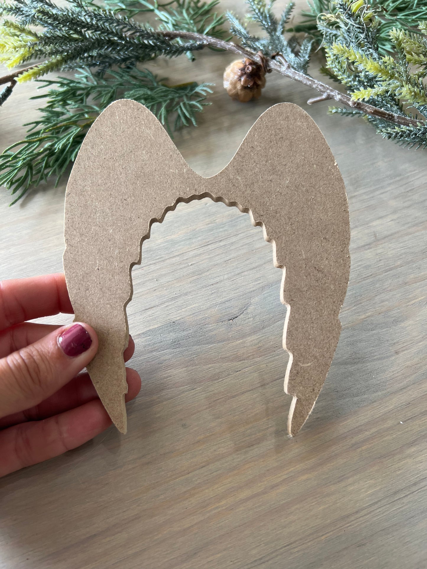 1Angel Wings Ornament Blank (1/4”)