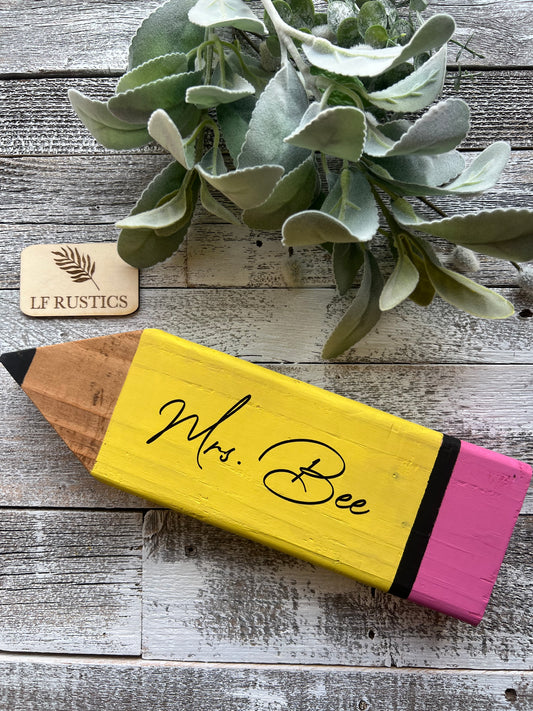 Personalized Jumbo Wooden Pencil