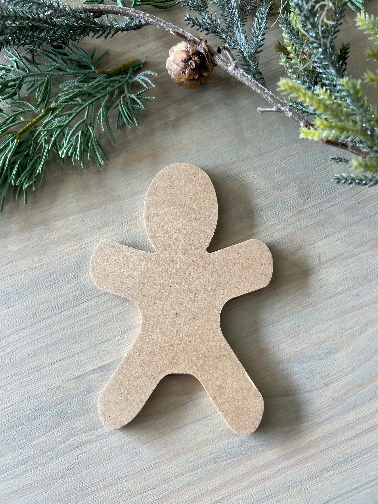 Gingerbread Ornament Blank (1/4”)