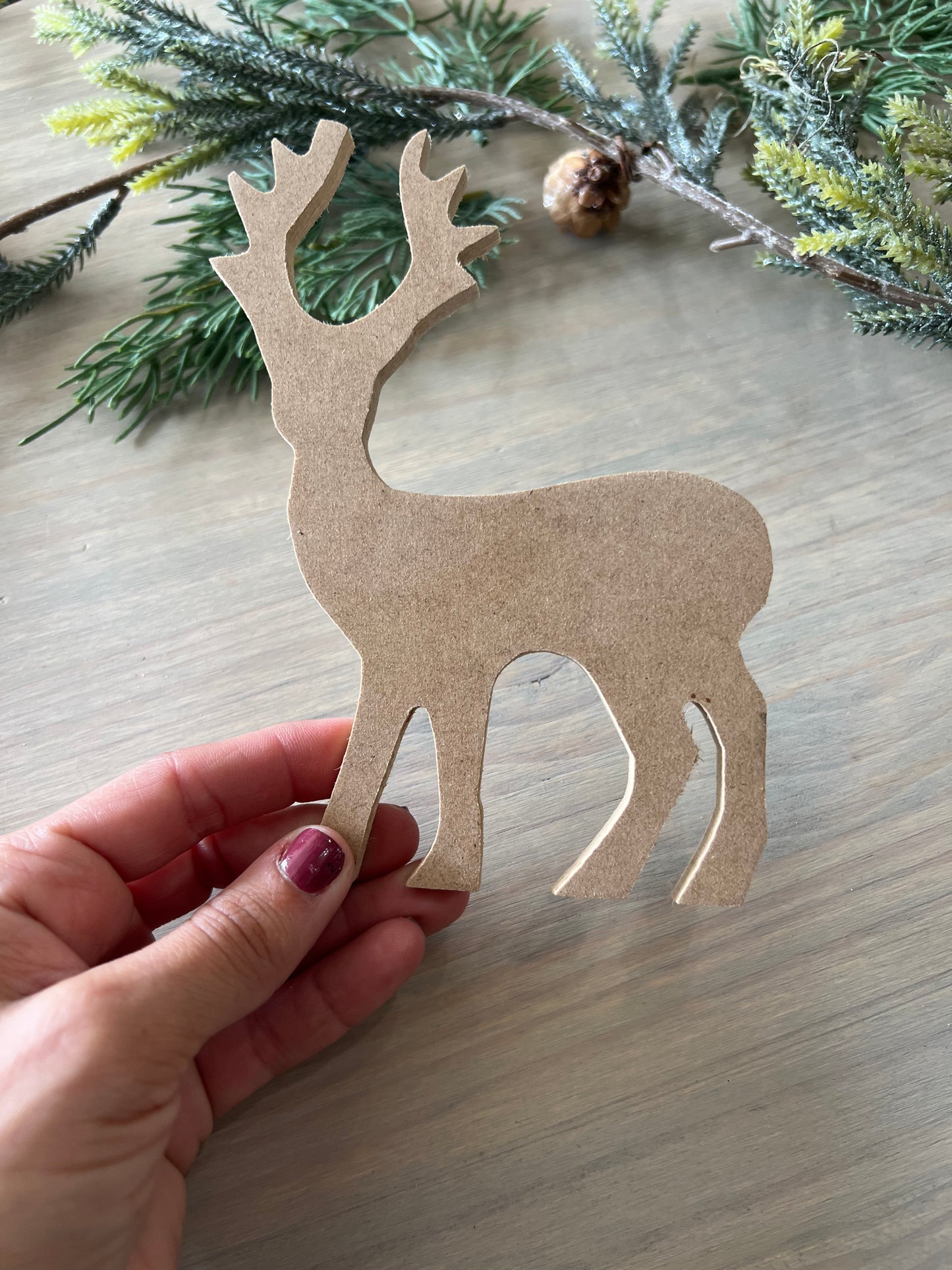 Reindeer Ornament Blank (1/4”)