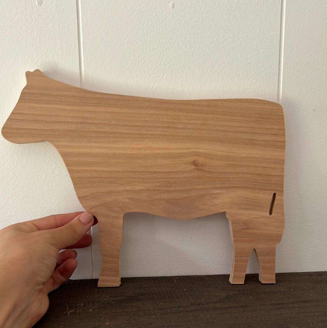 7” Cow Cut Out