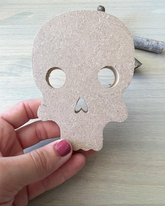 4” Skull Cut Out