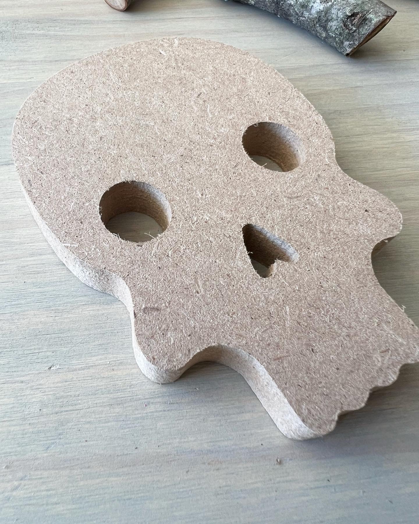 4” Skull Cut Out