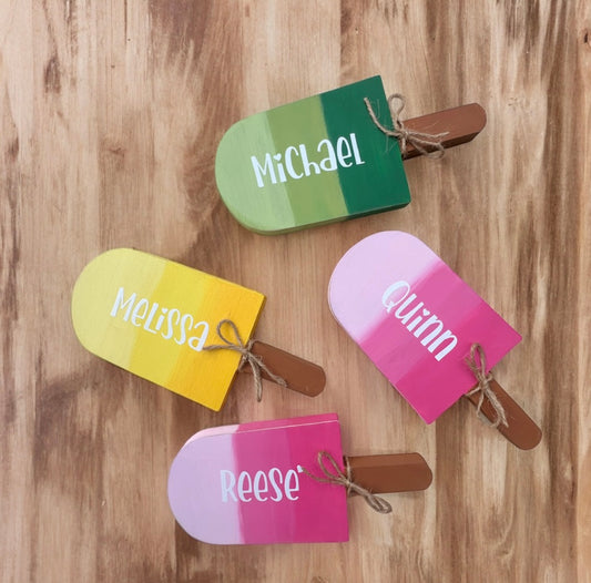 Personalized Ombre Popsicles