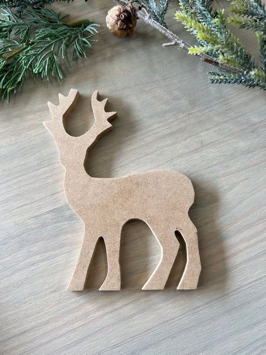 Reindeer Ornament Blank (1/4”)