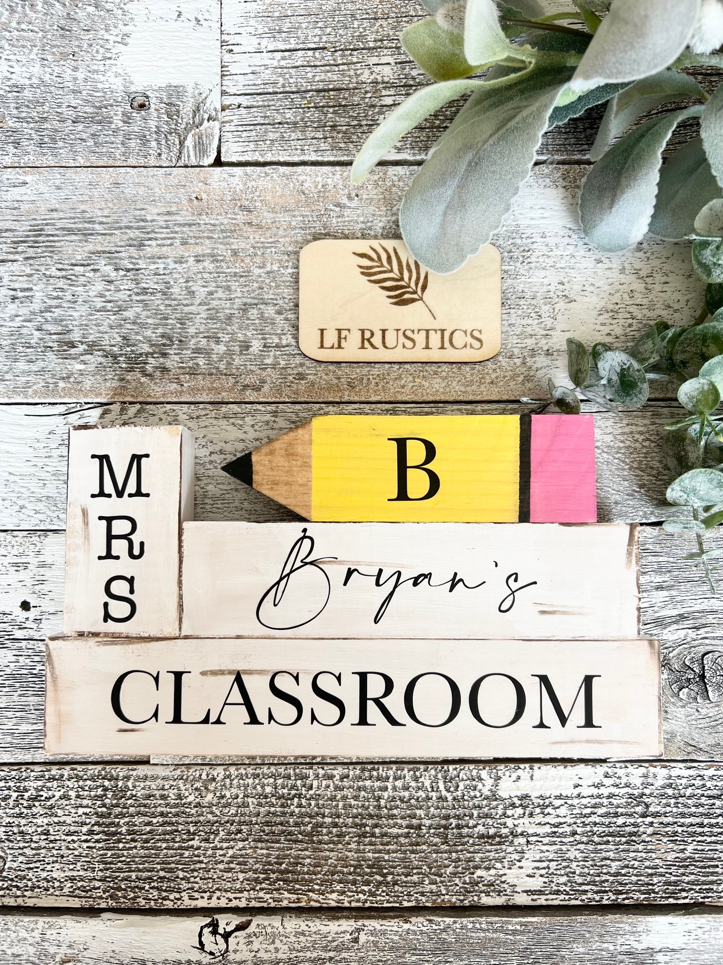 Personalized Classroom Sign