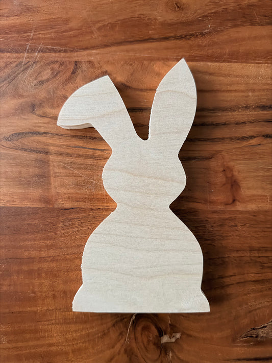 6'' Bunny Wood Cut Out
