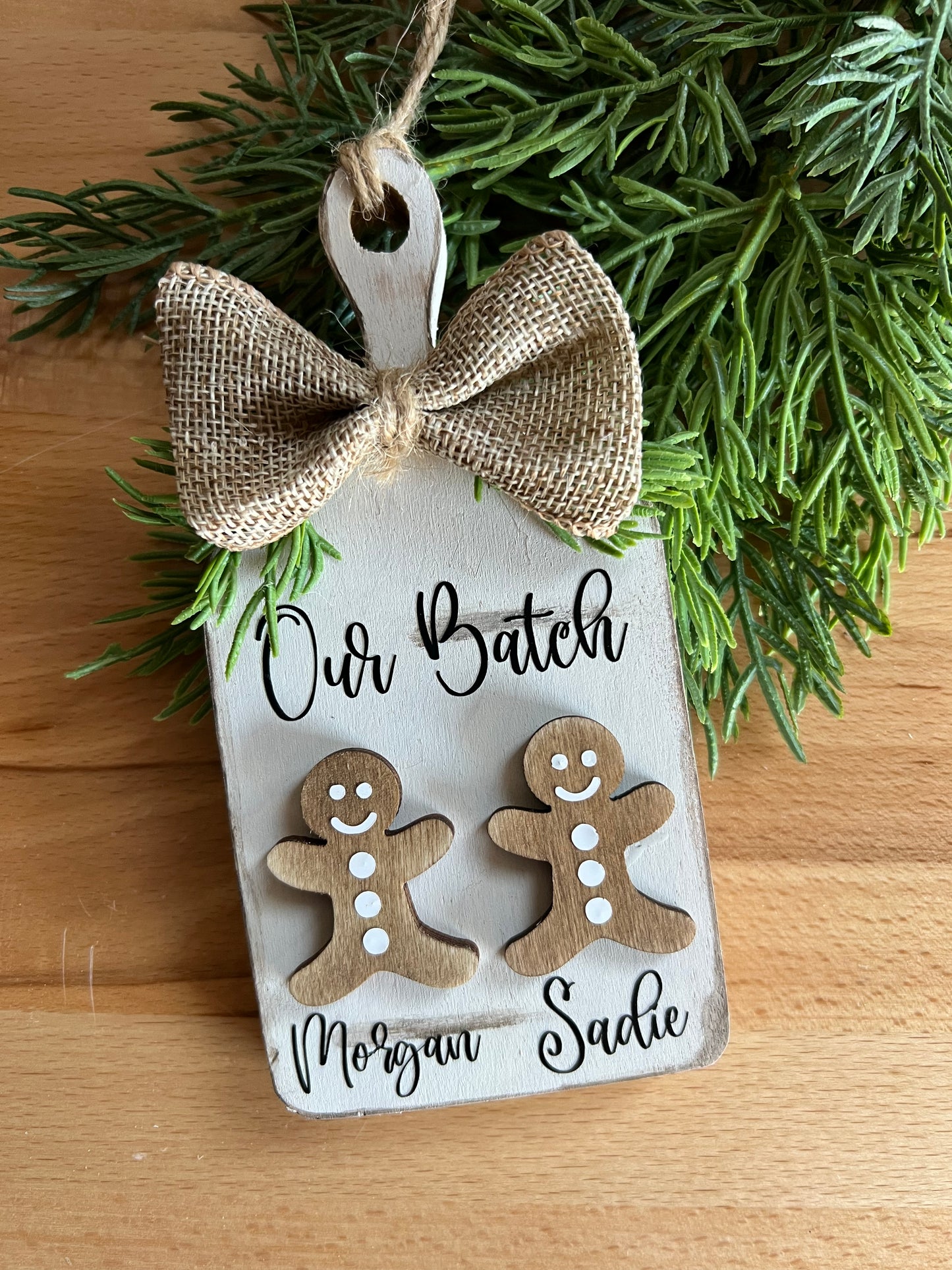 Our Batch Gingerbread Cutting Board