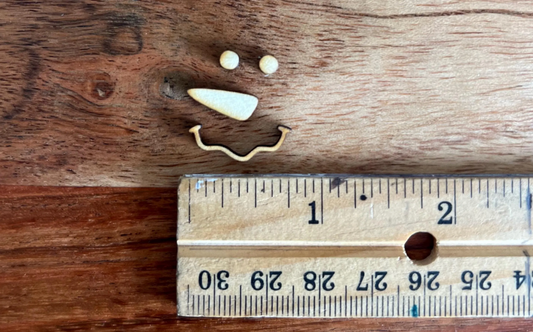 Tiny Snowman Face Cut Outs