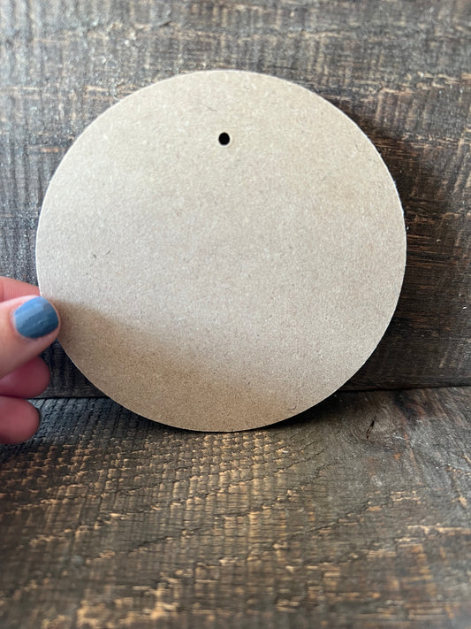 4” MDF Ornament Blanks