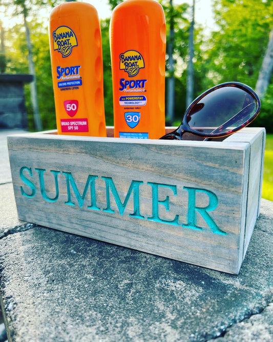 Summer Backyard Box|Sun Tan Lotion Box