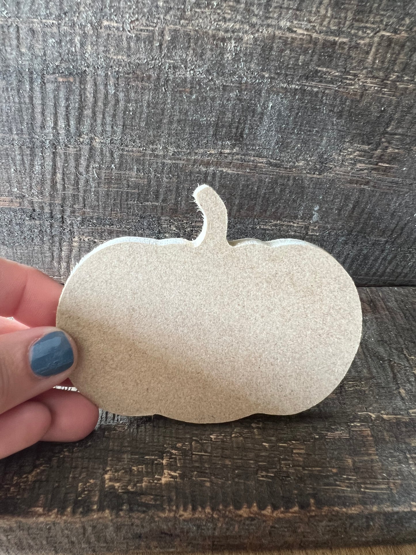 1/4'' MDF Mini Pumpkin Blank Tags