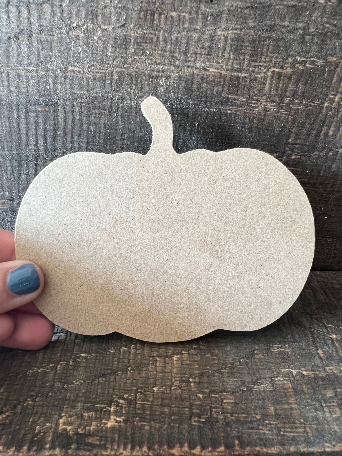 1/4'' MDF Pumpkin Blank Tags