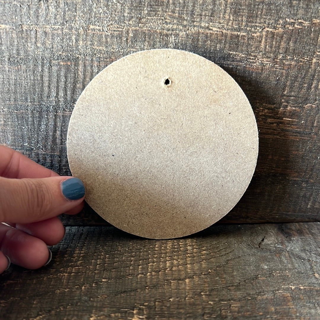 3.5” MDF Ornament Blanks