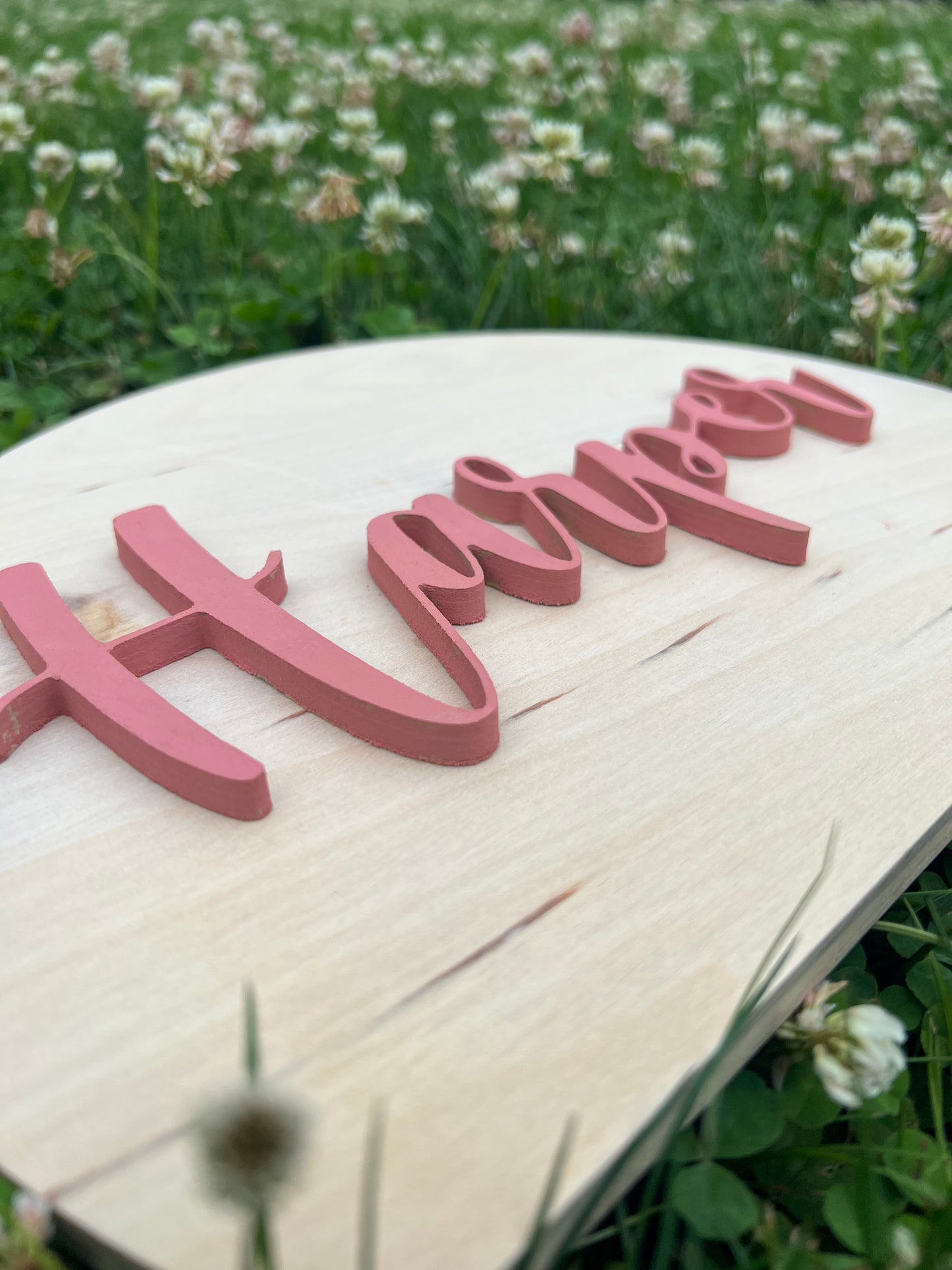 Personalized Half Moon Name Sign