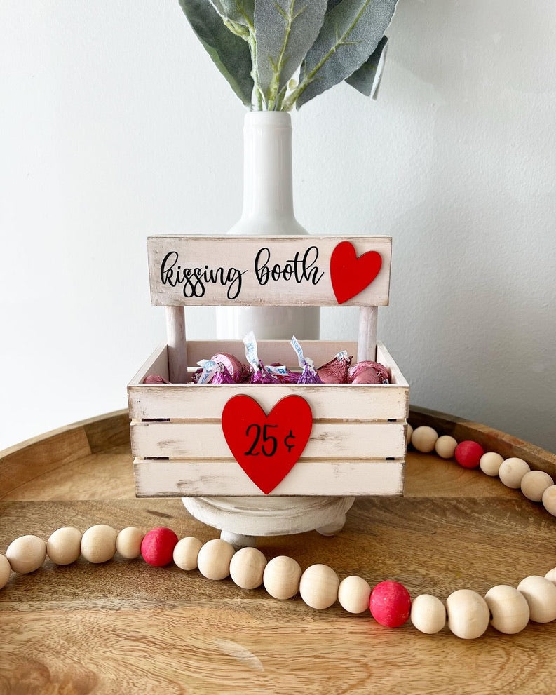 Mini Kissing Booth for Hersey Kisses