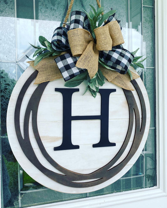 18'' Monogram Door Hanger