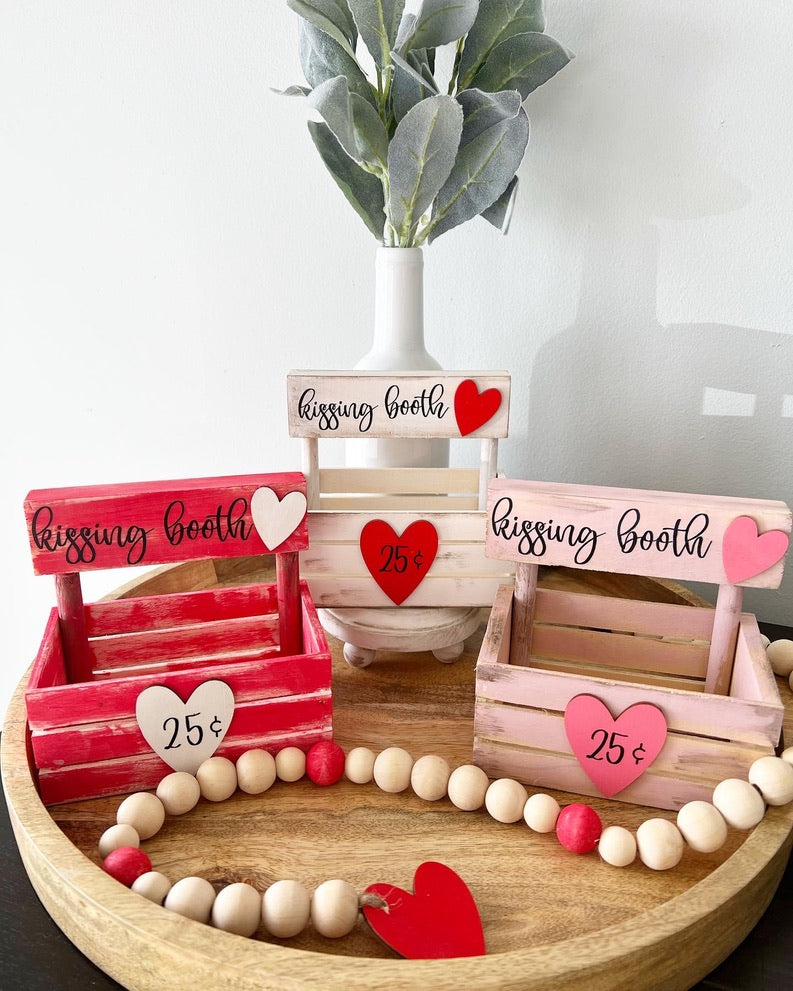 Mini Kissing Booth for Hersey Kisses