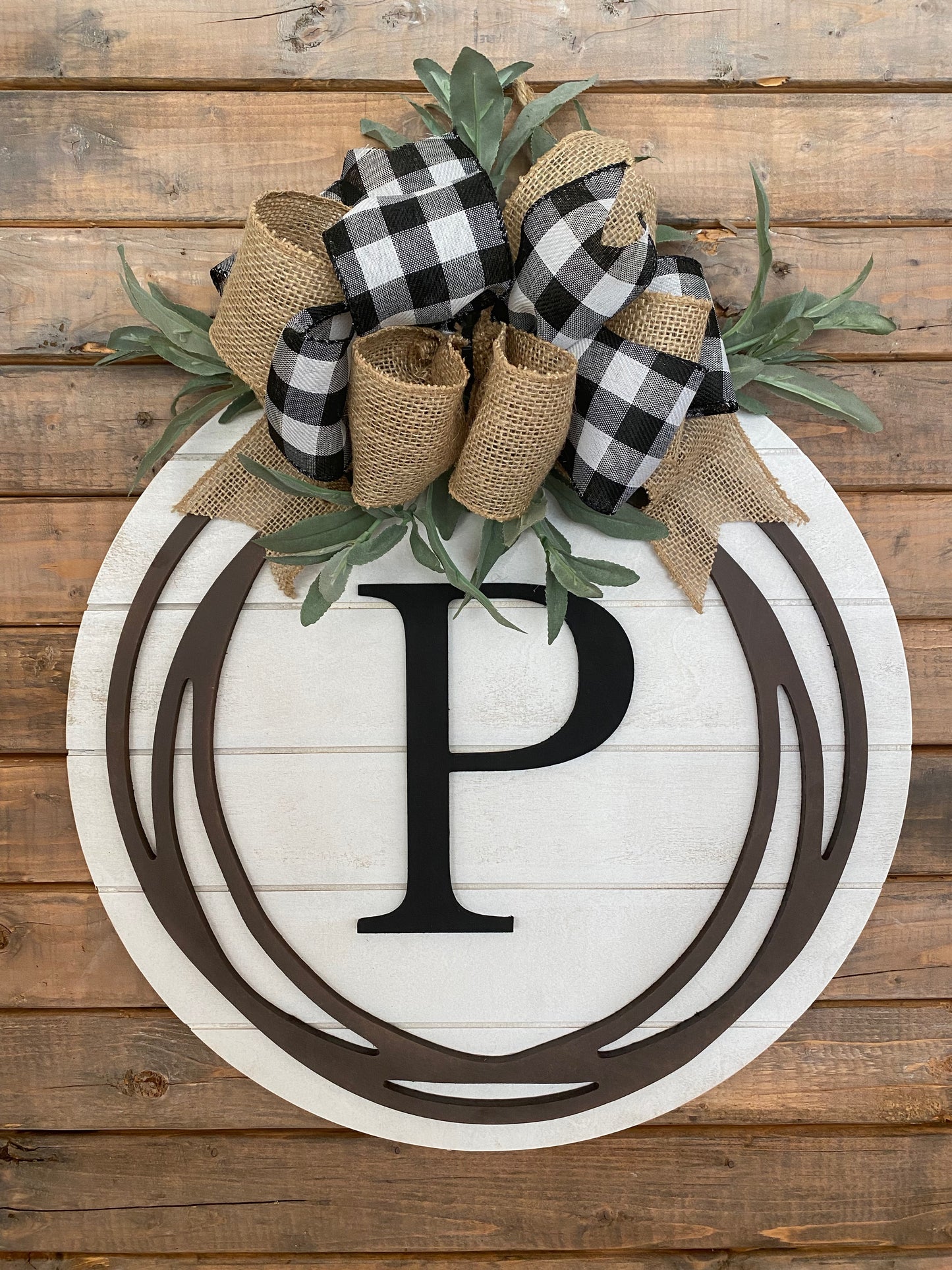 18'' Monogram Door Hanger